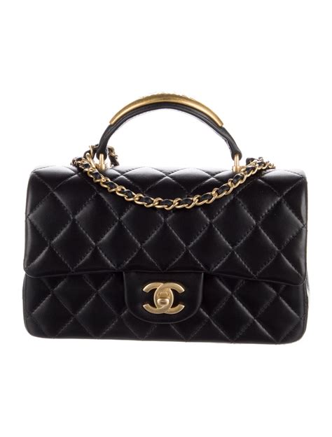 chanel mini rectangular navy|Chanel rectangular mini top handle.